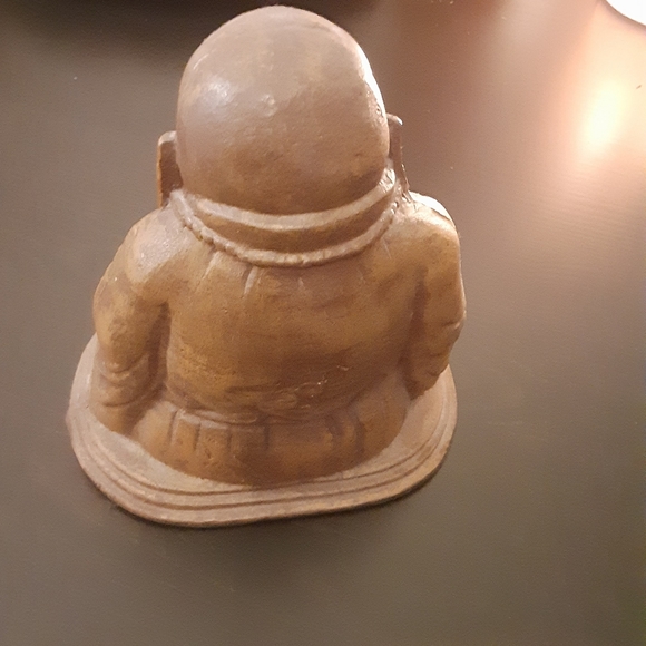 Solid Cast Iron Buddha - Picture 4 of 7